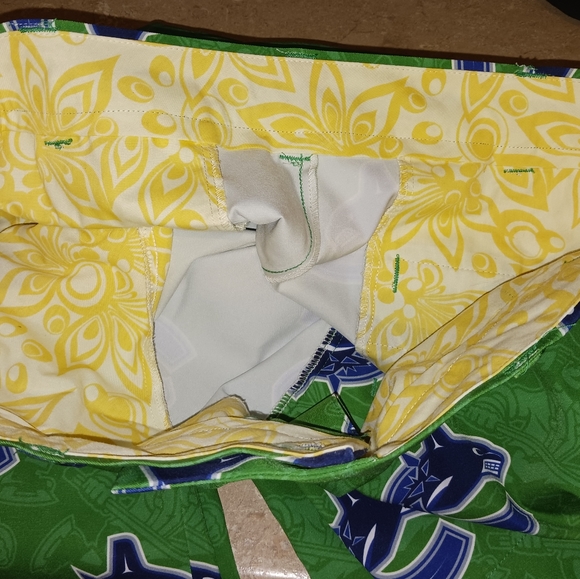 New 34x34 LoudMouth Vancouver Canucks Men's Golf Pants - Picture 7 of 12